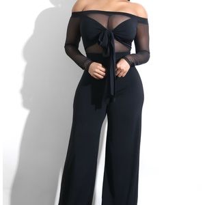 Mesh jumpsuit
